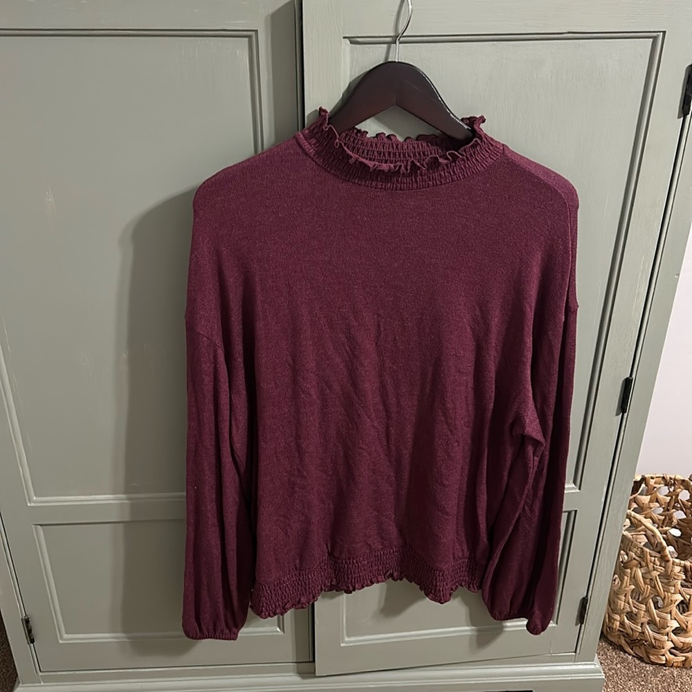 Mockneck sweater